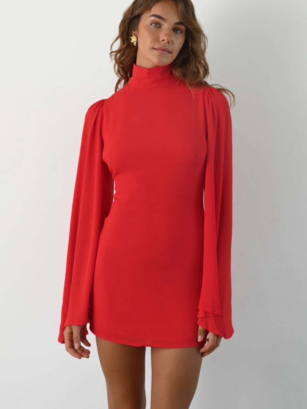 Yellow the Label RAYA DRESS β RED - Picture 6 of 10